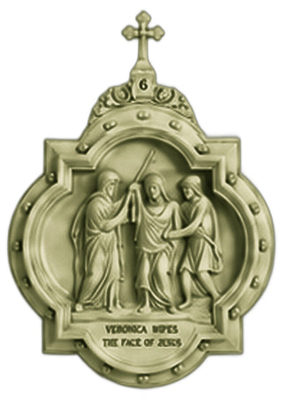 Chapel Wall Plaque Station #6 Statue - 19-inch