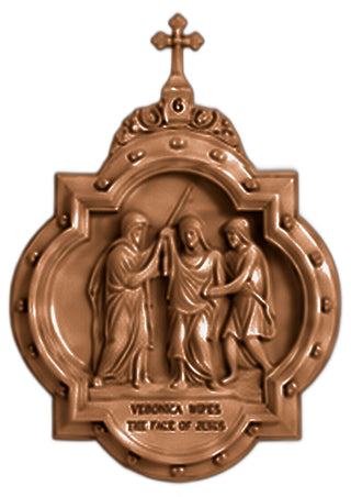 Chapel Wall Plaque Station #6 Statue - 19-inch