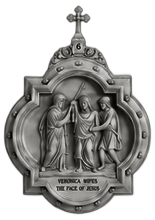 Chapel Wall Plaque Station #6 Statue - 19-inch
