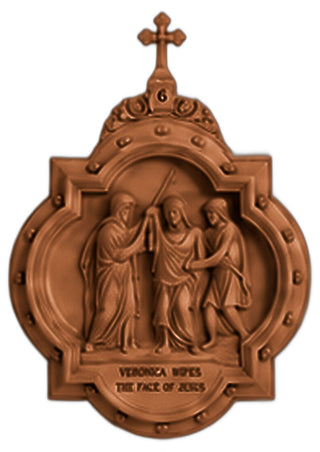 Chapel Wall Plaque Station #6 Statue - 19-inch
