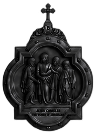 Chapel Wall Plaque Station #8 Statue - 19-inch
