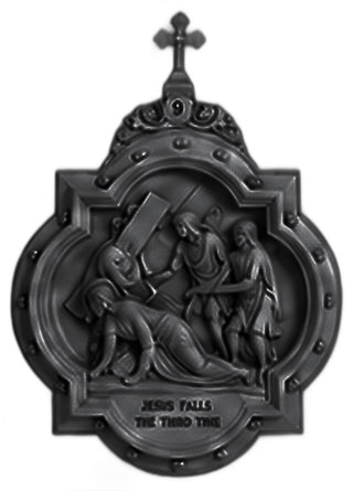 Chapel Wall Plaque Station #9 Statue - 19-inch
