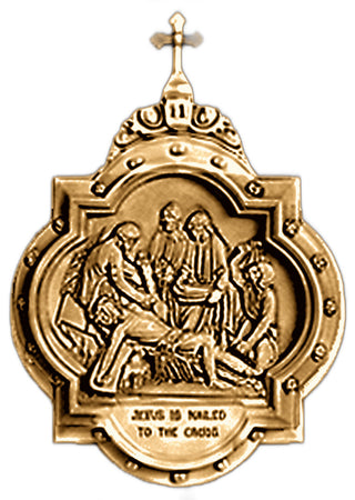Chapel Wall Plaque Station #11 Statue - 19-inch