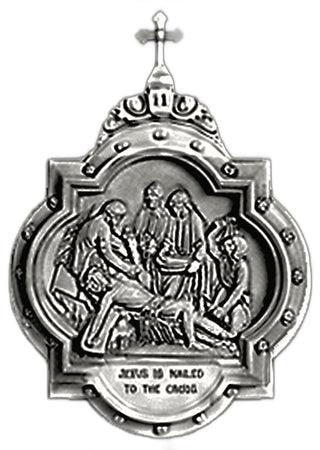 Chapel Wall Plaque Station #11 Statue - 19-inch