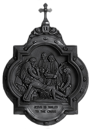 Chapel Wall Plaque Station #11 Statue - 19-inch