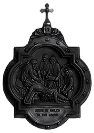 Chapel Wall Plaque Station #11 Statue - 19-inch