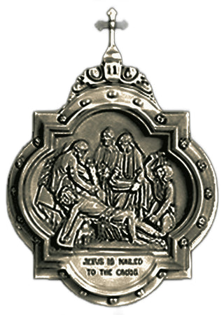 Chapel Wall Plaque Station #11 Statue - 19-inch