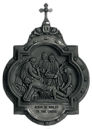 Chapel Wall Plaque Station #11 Statue - 19-inch