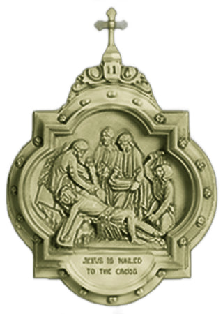 Chapel Wall Plaque Station #11 Statue - 19-inch
