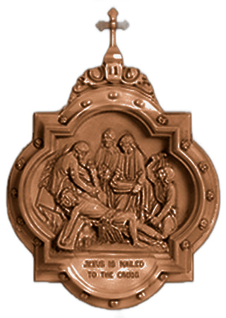Chapel Wall Plaque Station #11 Statue - 19-inch