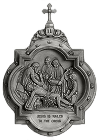 Chapel Wall Plaque Station #11 Statue - 19-inch
