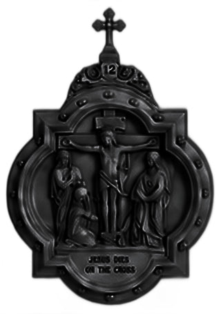 Chapel Wall Plaque Station #12 Statue - 19-inch