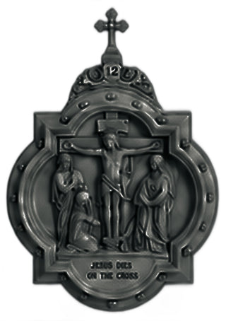Chapel Wall Plaque Station #12 Statue - 19-inch