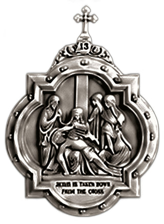 Chapel Wall Plaque Stations #13 Statue - 19-inch