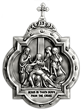 Chapel Wall Plaque Stations #13 Statue - 19-inch