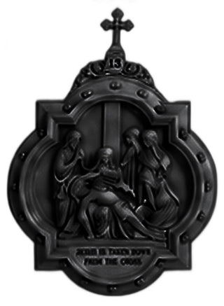 Chapel Wall Plaque Stations #13 Statue - 19-inch
