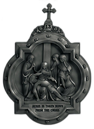 Chapel Wall Plaque Stations #13 Statue - 19-inch