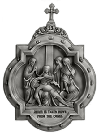 Chapel Wall Plaque Stations #13 Statue - 19-inch