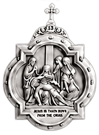Chapel Wall Plaque Stations #13 Statue - 19-inch