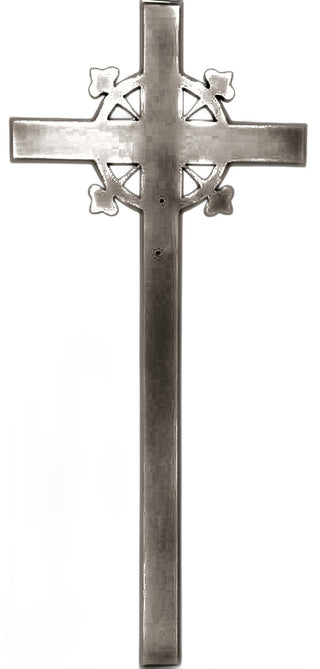 Cross & Gingerbread Wall Statue - 58-inch
