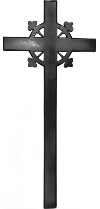 Cross & Gingerbread Wall Statue - 58-inch