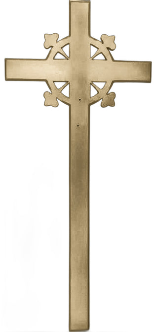Cross & Gingerbread Wall Statue - 58-inch