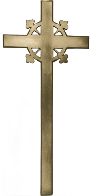 Cross & Gingerbread Wall Statue - 58-inch
