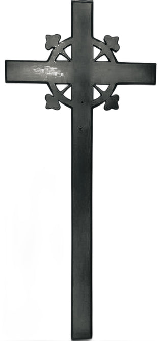 Cross & Gingerbread Wall Statue - 58-inch