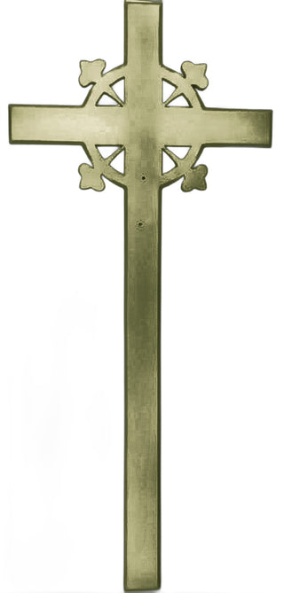 Cross & Gingerbread Wall Statue - 58-inch