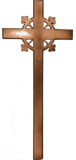 Cross & Gingerbread Wall Statue - 58-inch