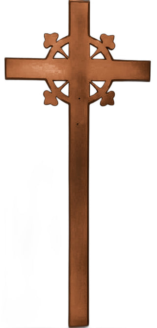 Cross & Gingerbread Wall Statue - 58-inch