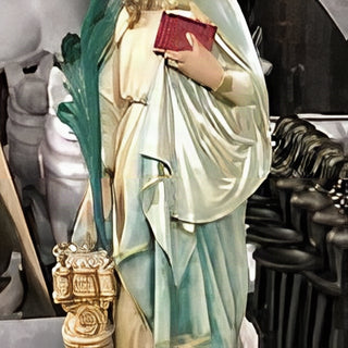 St. Barbara Statue - 43-inch - Realistic Color - Hand-Painted