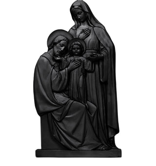 Holy Family Plaque Statue - 39-inch