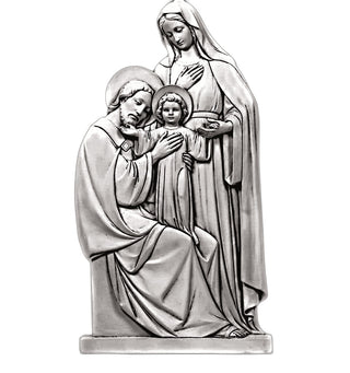 Holy Family Plaque Statue - 39-inch