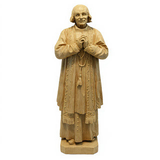 Saint John Vianney Statue - 7.5-inch — Dusted Sand finish