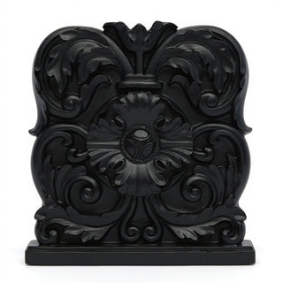Square Decoration Wall Plaque - 16-inch — Flat Black finish