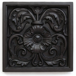 Square Decoration Wall Plaque - 16-inch — Iron finish