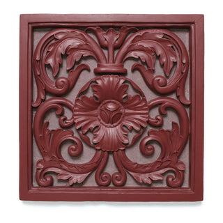 Square Decoration Wall Plaque - 16-inch — Rust finish