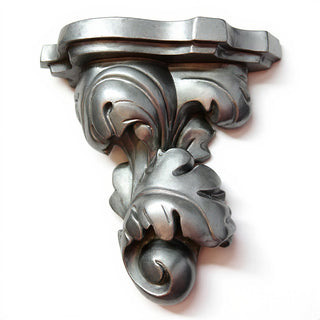 Florentine Bracket Wall Bracket - 16-inch — Aged Silver finish