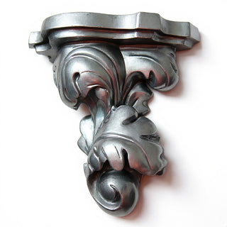 Florentine Bracket Wall Bracket - 16-inch — Antique Silver finish