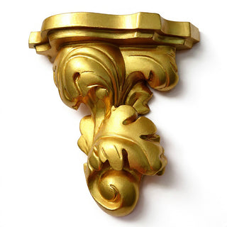 Florentine Bracket Wall Bracket - 16-inch — Deep Gold finish