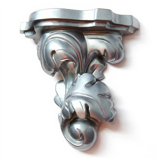 Florentine Bracket Wall Bracket - 16-inch — Silver finish