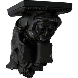 Monk Figure Wall Bracket - 15-inch — Dusted Black finish