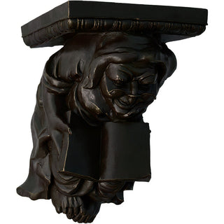 Monk Figure Wall Bracket - 15-inch — Iron finish