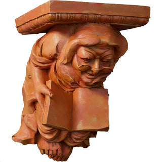 Monk Figure Wall Bracket - 15-inch — Metro finish