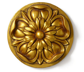 Amalfi Medallion Wall Plaque - 17.64-inch — Antique Gold finish