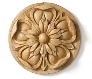 Amalfi Medallion Wall Plaque - 17.64-inch — Dusted Sand finish