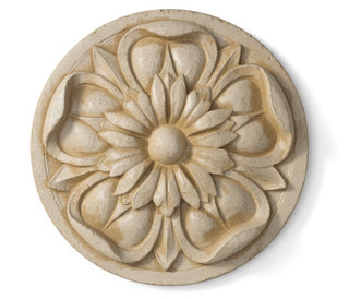 Amalfi Medallion Wall Plaque - 17.64-inch — Museum Terracotta finish