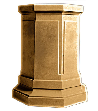 Eight Sided Pedestal Statue - 30-inch