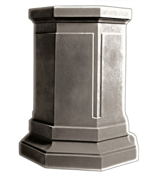 Eight Sided Pedestal Statue - 30-inch